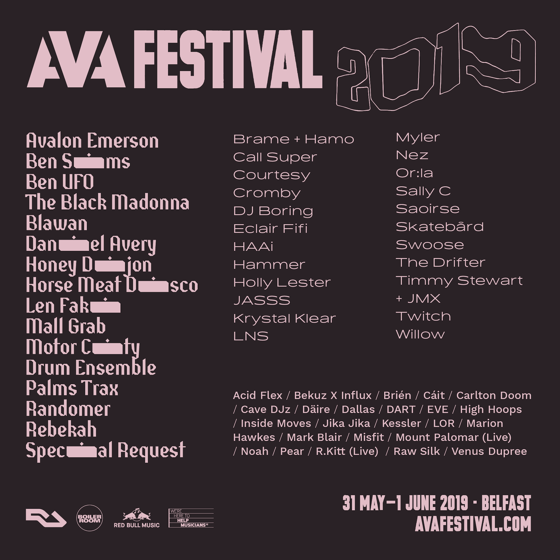  AVA FESTIVAL 2019 reveals full lineup!