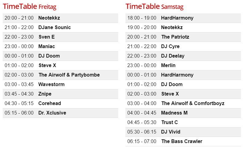 Timetable Tunnel