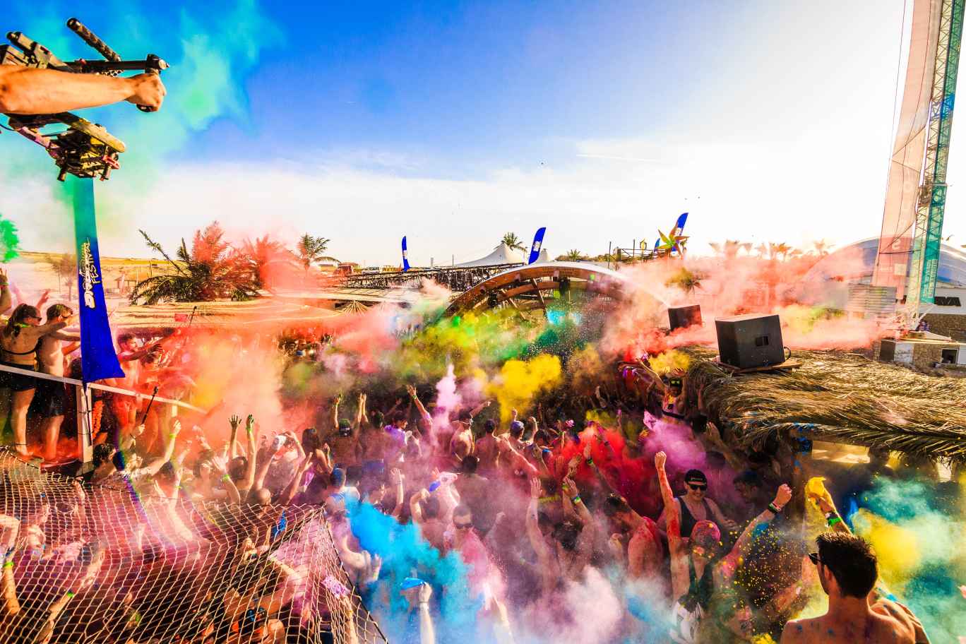 Spring Break Color Party
